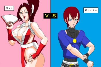 [舞狩] Mai-chan vs Chris-kun (King of Fighters) cover