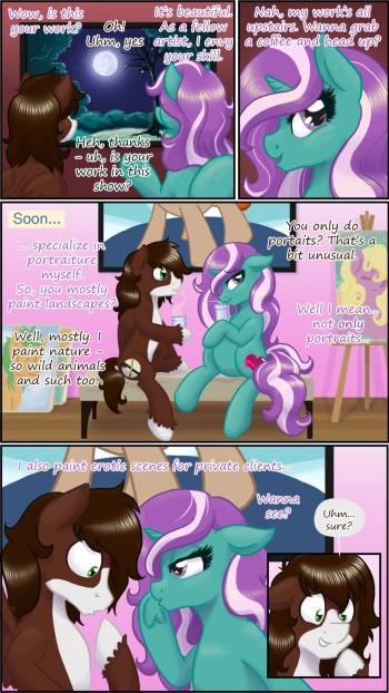 The Potrait  (My little pony) cover