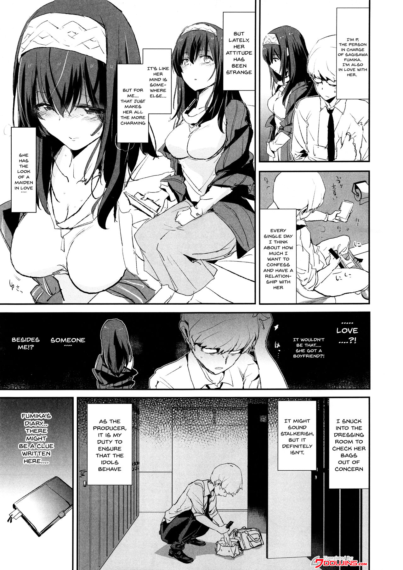 Sagisawa Fumika no Saimin Dosukebe Kansoubun with Nitta Minami + Paper page 2 full