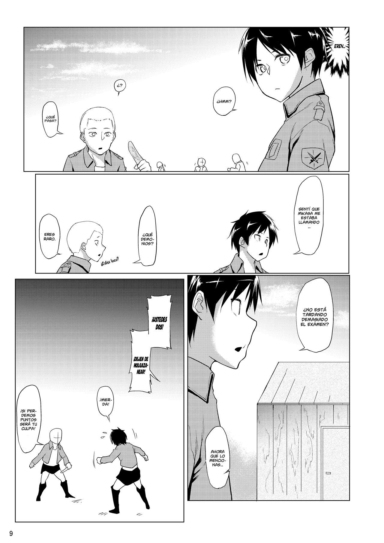 Mikasa to Kibishii Shiken!! | El rudo entrenamiento de Mikasa page 11 full