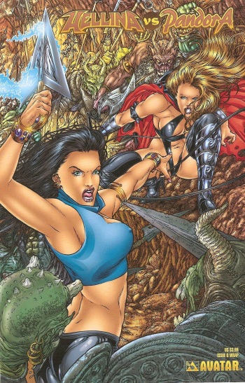 [Avatar Press (William Christensen, Mark Seifert, Doug Miers)] Helena Vs. Pandora vol. 0 cover