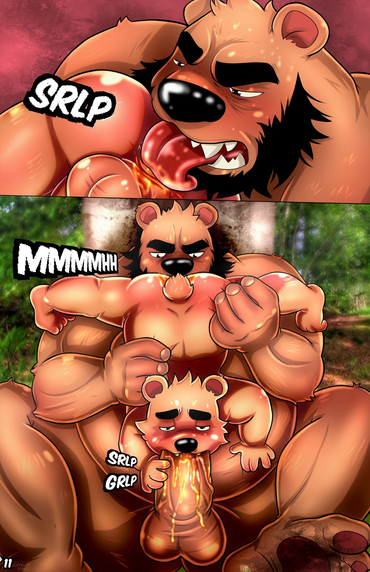 Furry Comic B-1: Honey Bear page 11 full