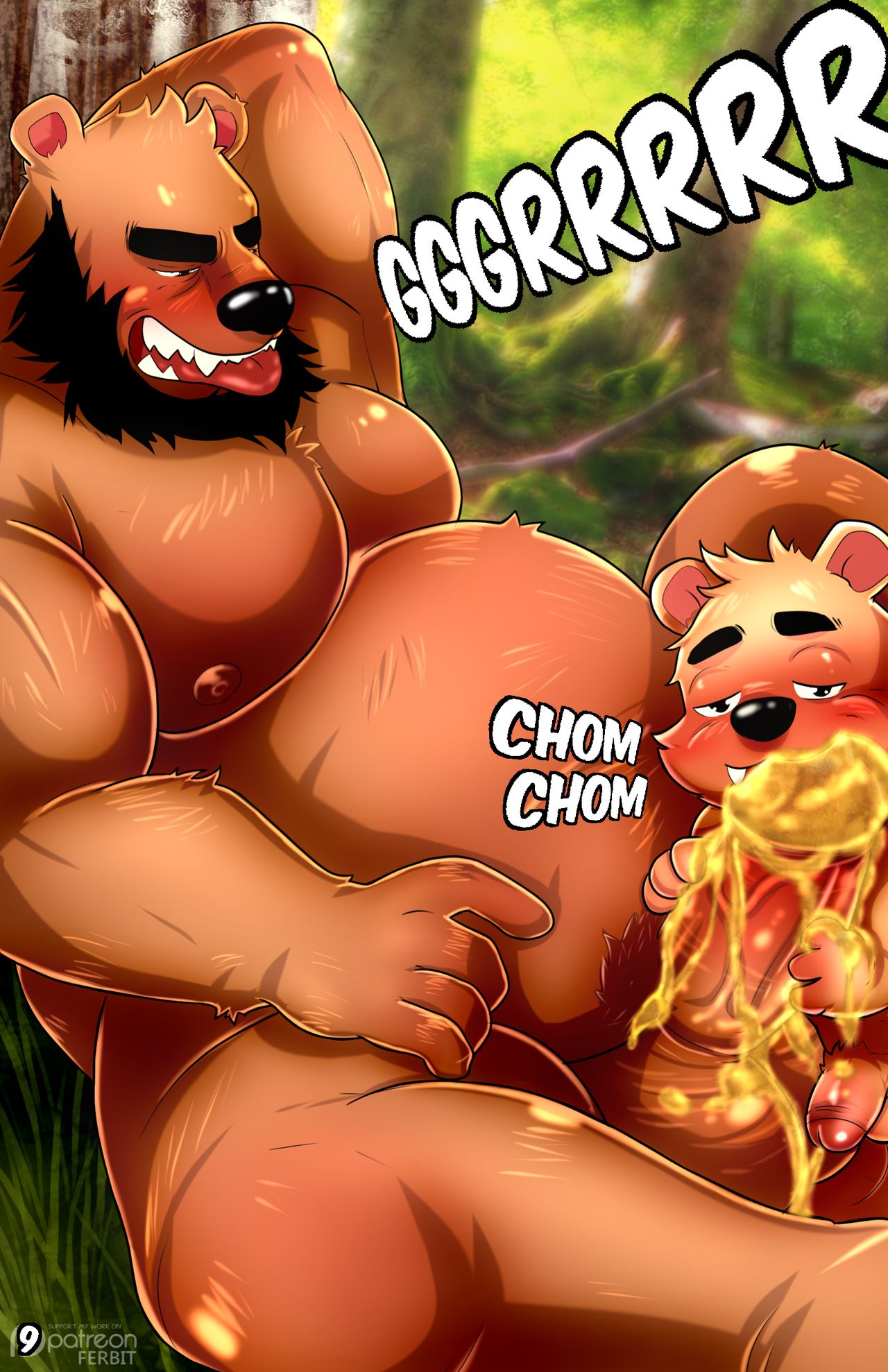 Furry Comic B-1: Honey Bear page 9 full