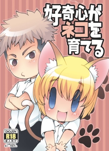 [Inishie no Nushi (Silhouette Sakura)] Koukishin ga Neko o Sodateru (Shingeki no Kyojin) [Digital] cover