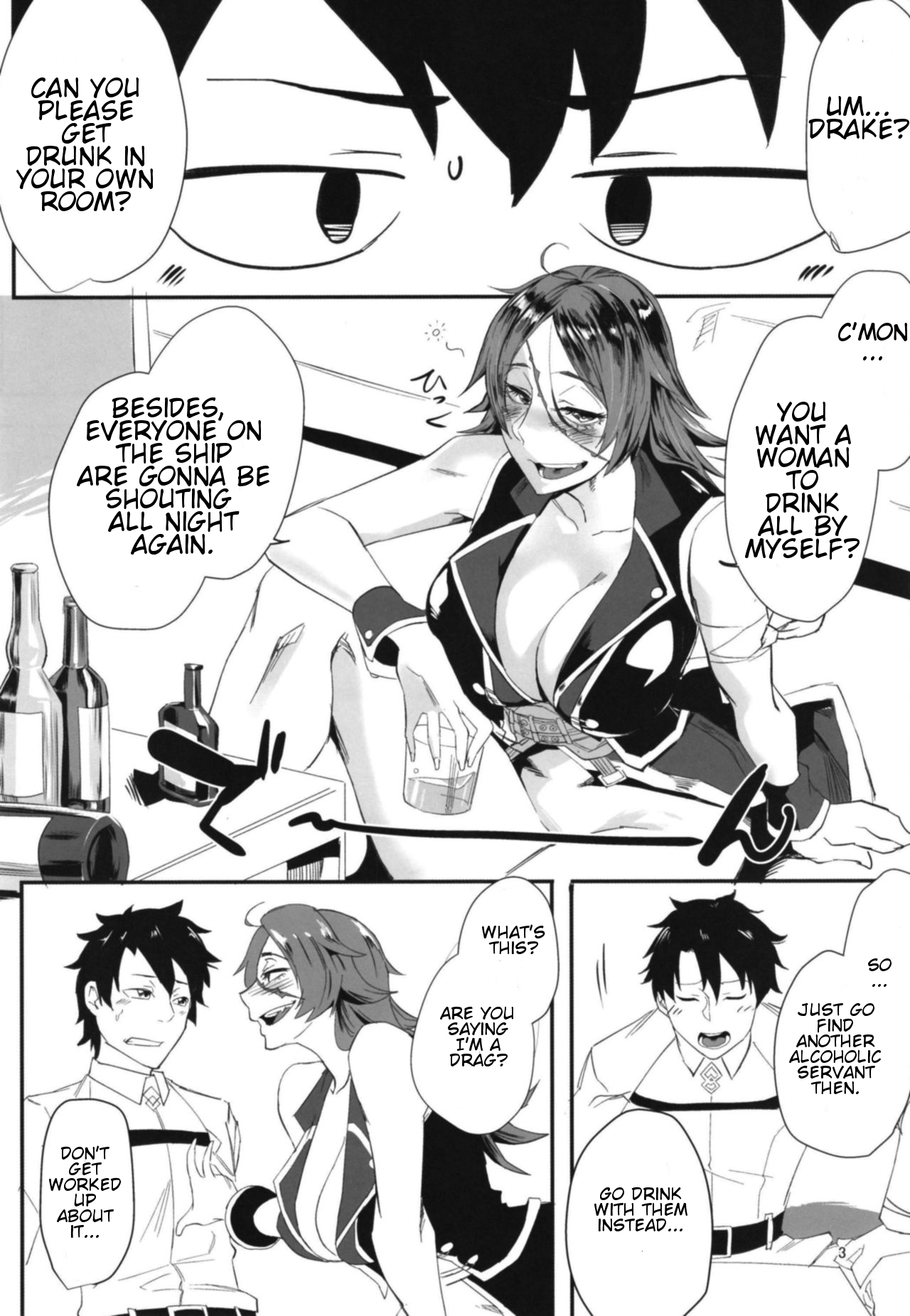 Yoi Drake-san | Drunken Drake-san page 3 full