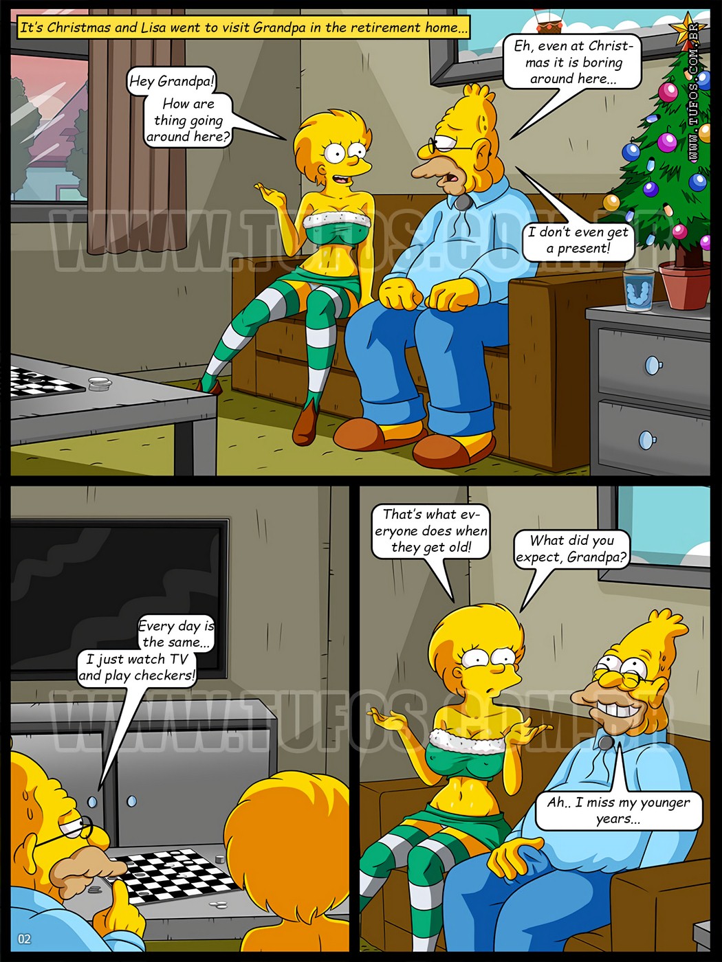 The Simpsons  10 - Christmas at the Retirement Home page 2 full
