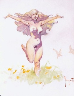 Frank Frazetta Erotica - Vintage Erotica - The Girls of Frank Frazetta - Comic Porn XXX