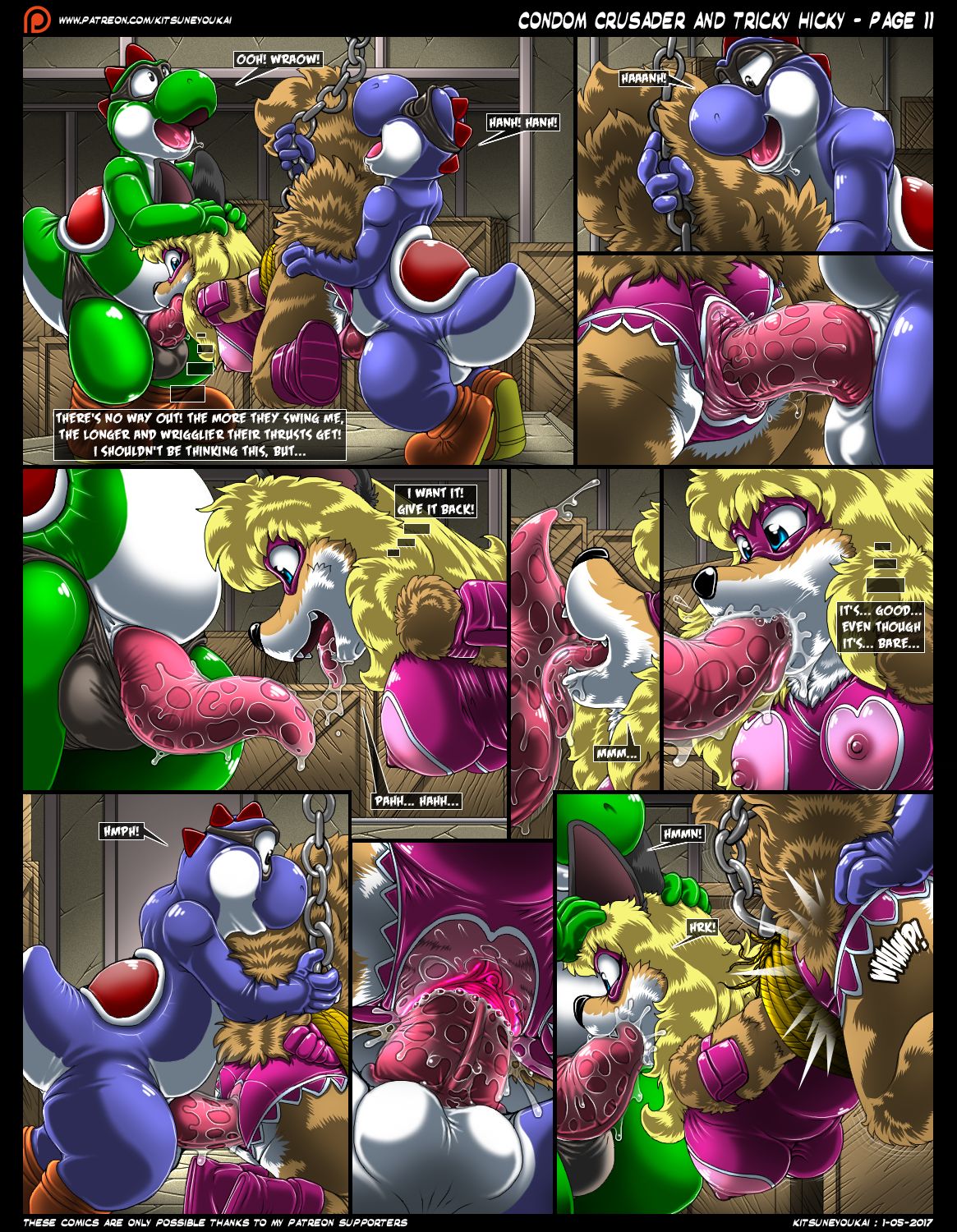 Condom Crusader and the Tricky Hicky by Kitsune Youkai page 12 full