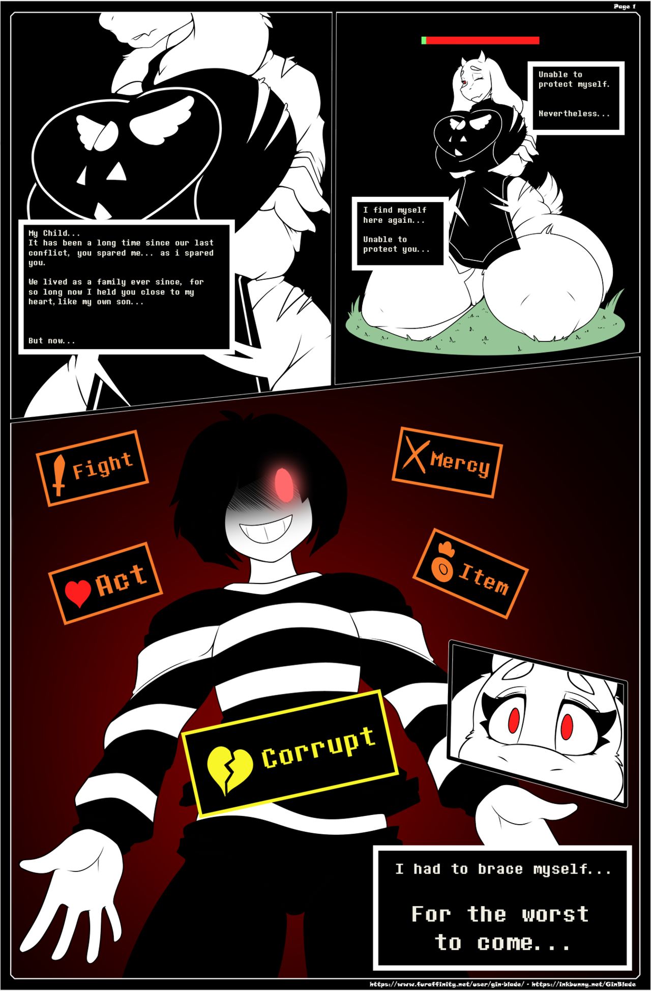 Undertale: The Corruption Route page 2 full