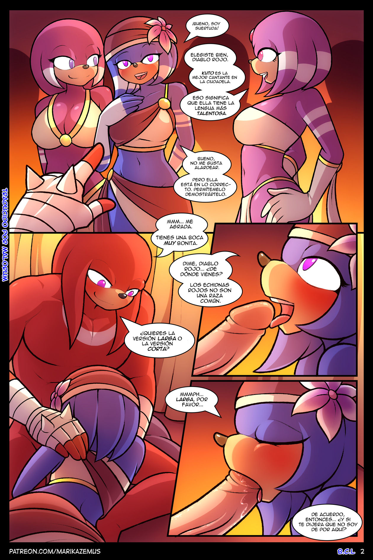 Sonic Boom: Echidna Nights | Noches de Echidnas page 2 full