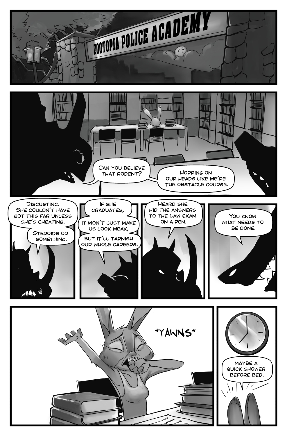 Police Zootality page 1 full