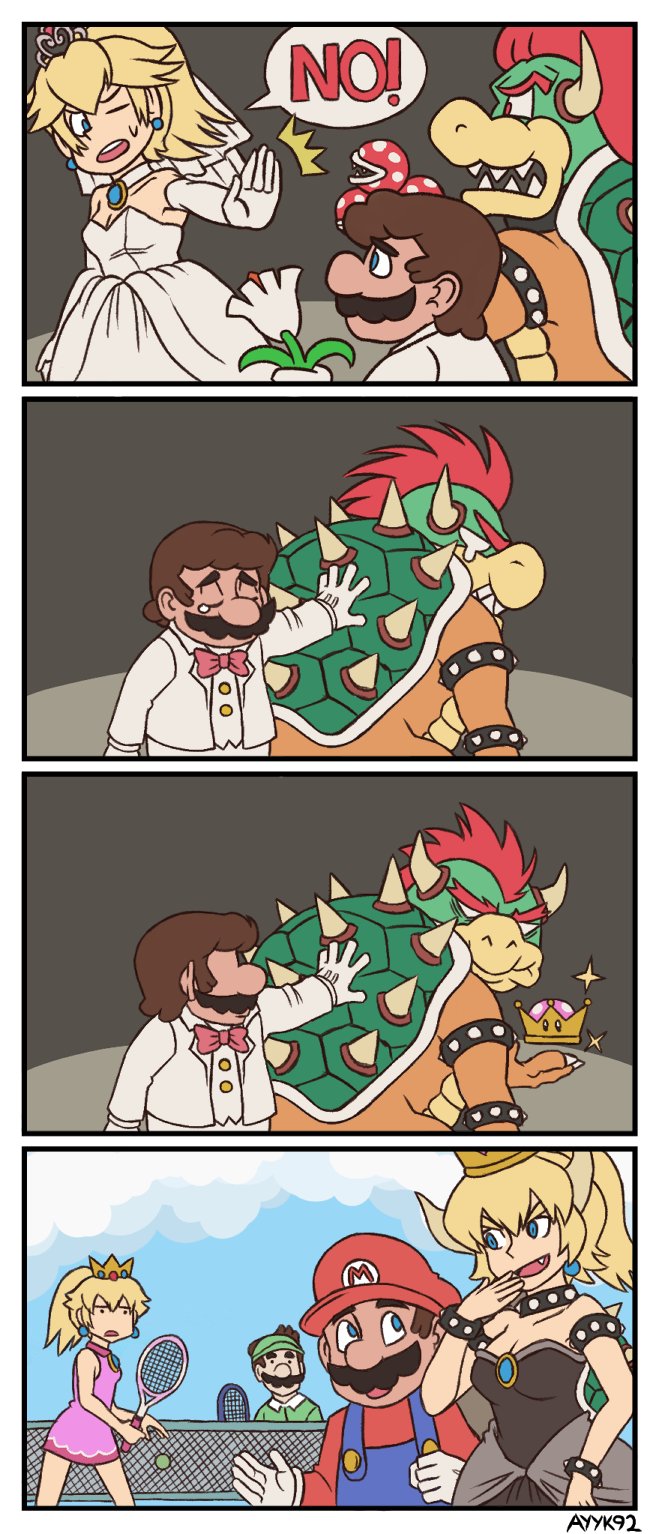 Bowsette/Peacher Super Crown Fanart page 1 full