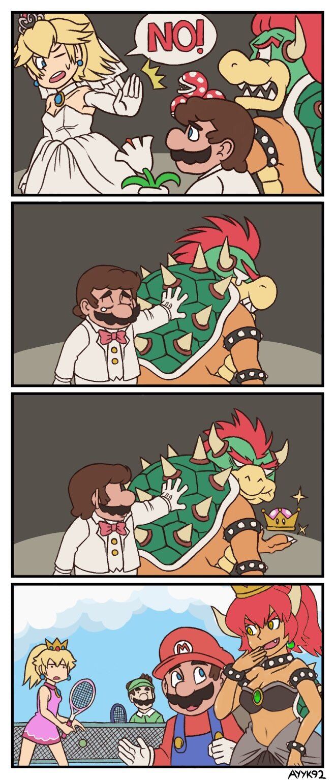 Bowsette/Peacher Super Crown Fanart page 3 full