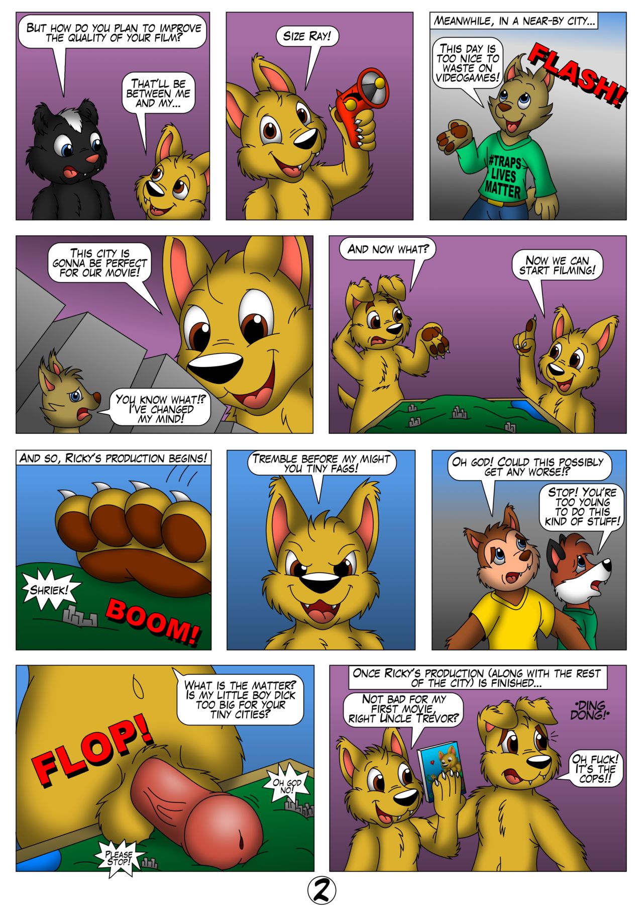 Ricky's Monster Movie Night page 2 full