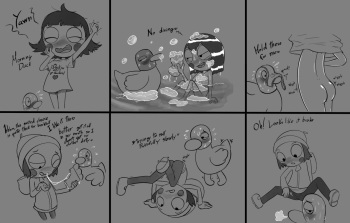 Sarah and Duck Gray Scale Set cover