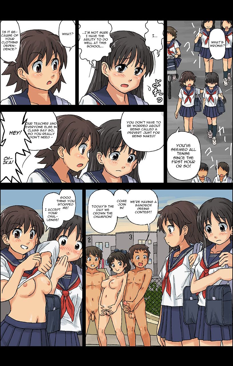 Hadakanbo Kyouiku - JK mo Oppai Marudashi!? Sukoyaka Zenra Jugyou 1 | Hadakanbo Education - Schoolgirls' Breasts are Exposed!? Naked Health Lesson 1 page 10 full