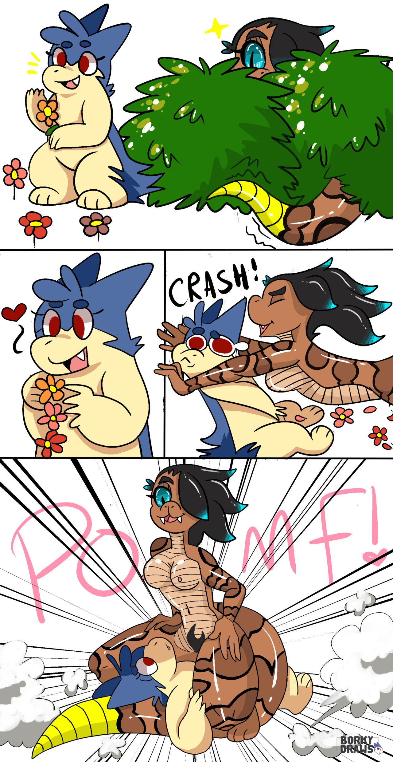 Typhlosion X Snake Girl page 1 full