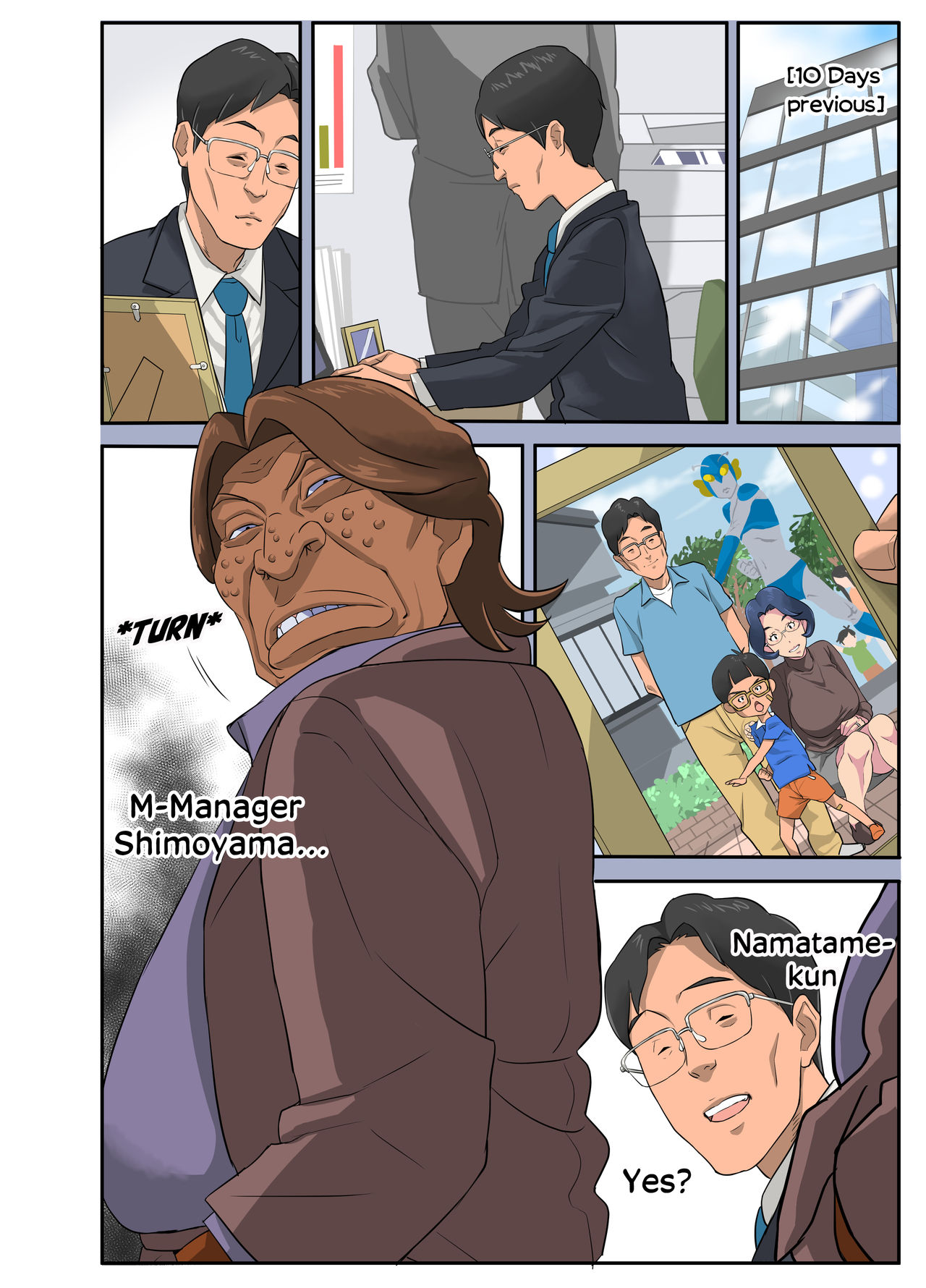 Bakunyuu Tsuma Namatamari Kyouko ~Sekuhara Buchou ni Nerawareta Tsuma~ | Wife with a strong sense of justice NTR manga ~Wife targeted by sex obsessed manager~ page 4 full