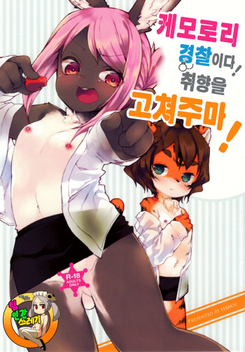 (C93) [Havemoon (Kizuki Akizuki)] Kemo-Loli Keisatsuda Seiheki o Aratameru! | 케모로리 경찰이다! 취향을 고쳐주마! [Korean] [TeamHT] cover