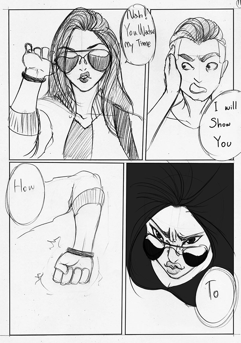 Defeat of Black Angel page 12 full