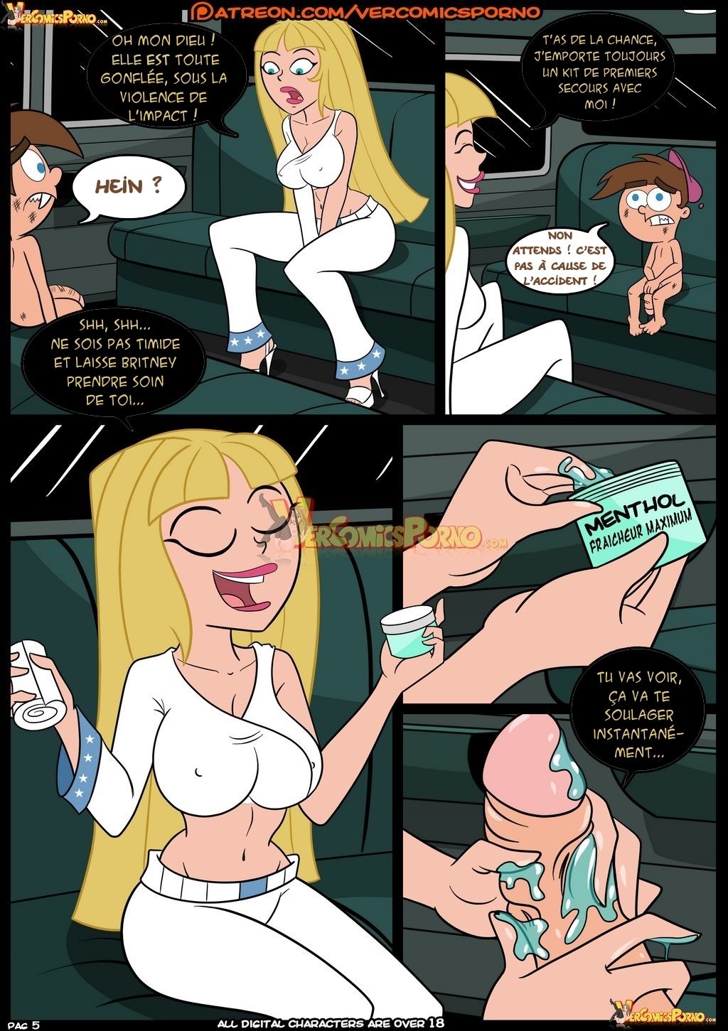 Les parrains magiques dans: "Briser les règles 5" page 6 full