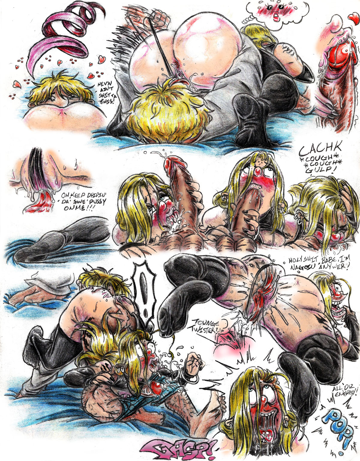 A drunk night with Arnold and Helga page 4 full
