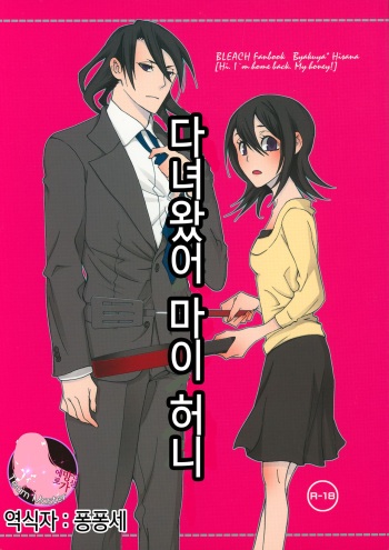 (C75) [B8 (Choki)] Tadaima, My Honey  | 다녀왔어 마이 허니 (Bleach) [Korean] [팀 마스터] cover