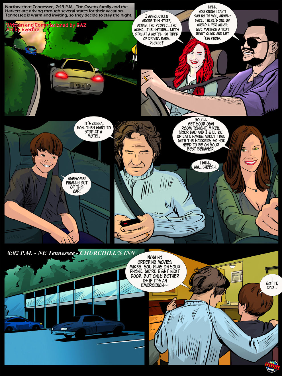 Everfire - Motel Mixup page 1 full