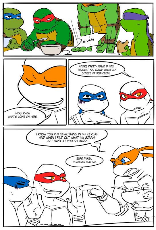 TMNT Black and Blue ch. 6 Colored by: Amateur page 6 full