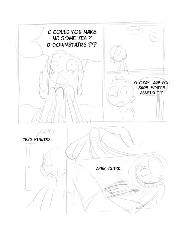 Unnamed Mascot Futa Comic + drafts page 11 full