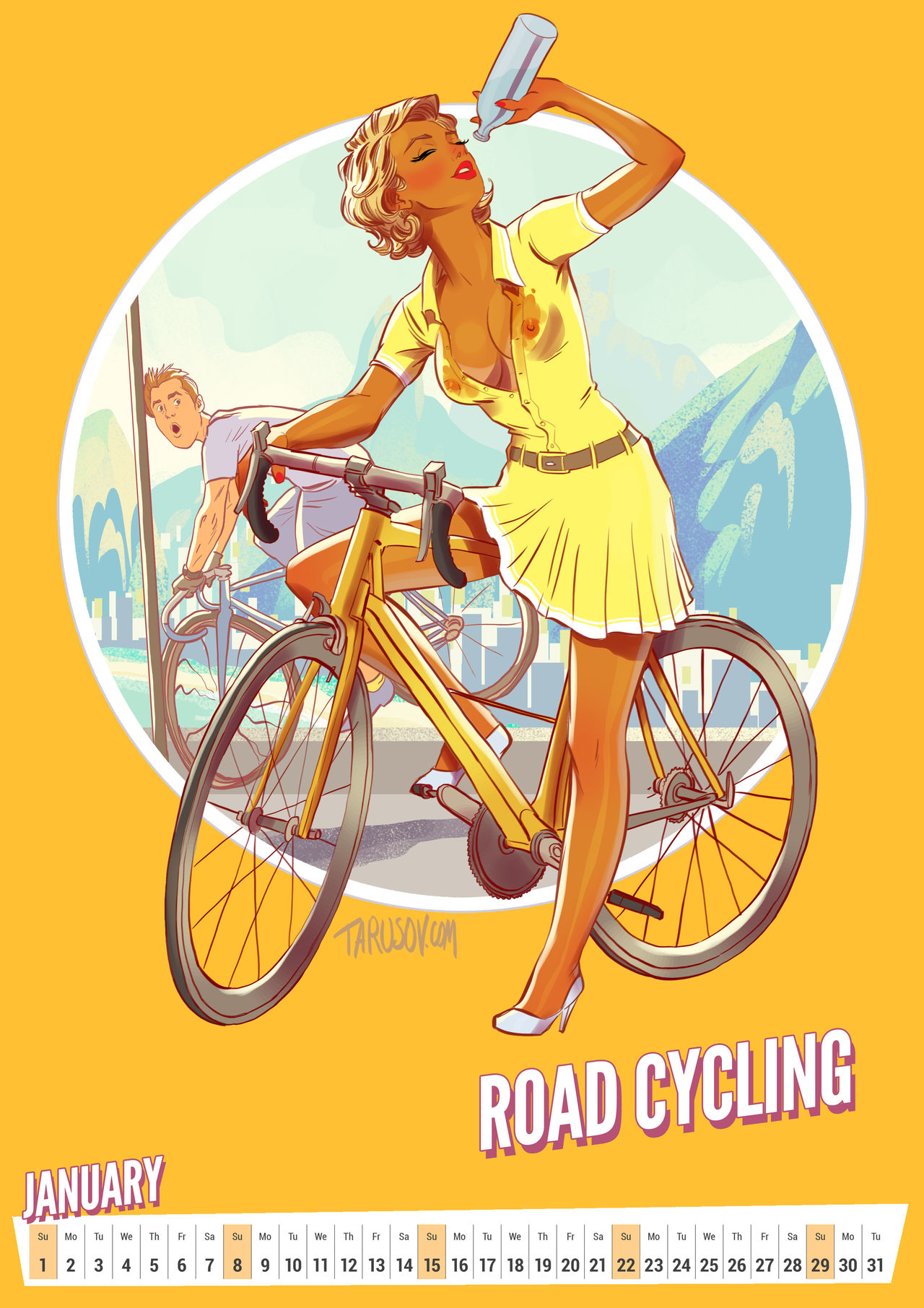 - 2017 Olympic Pin-Ups Calendar page 2 full