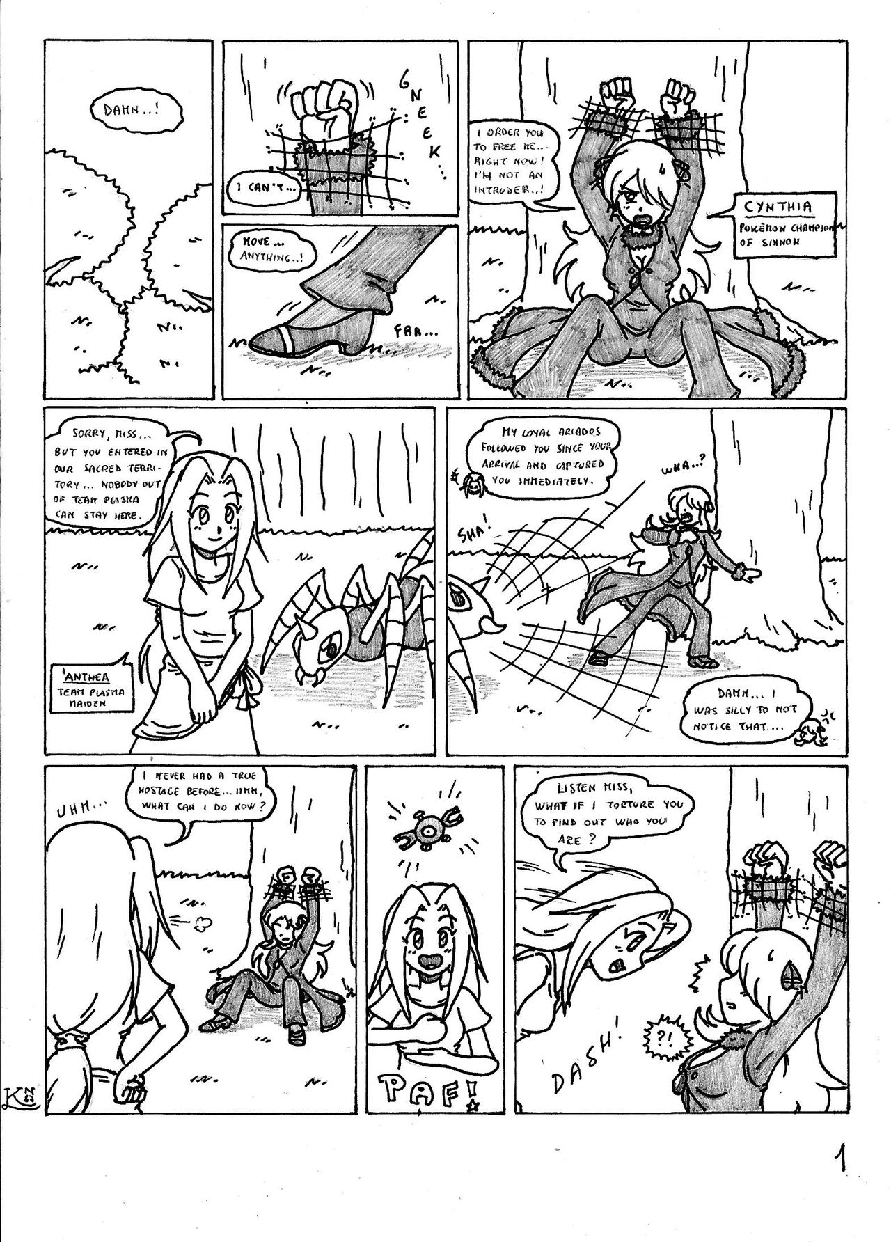 Cynthia and the Goddess page 1 full