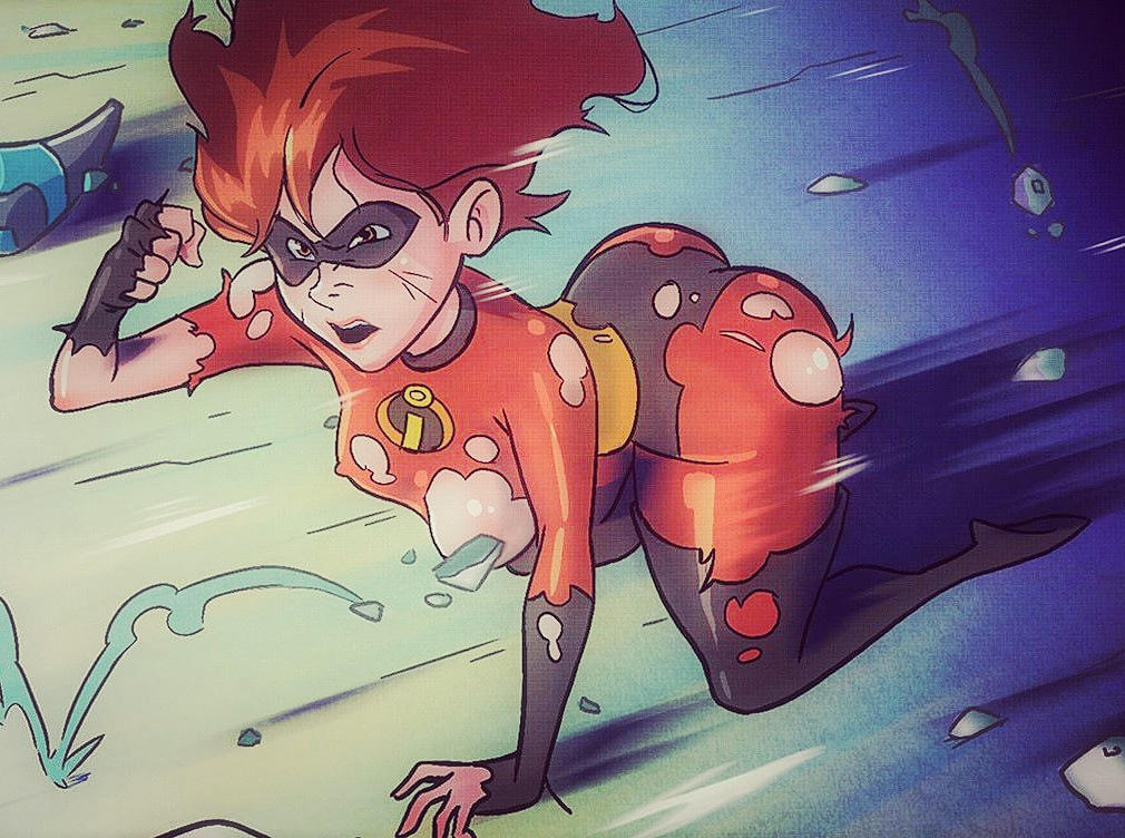 - The Incredibles - Helen Battles - WIP page 1 full