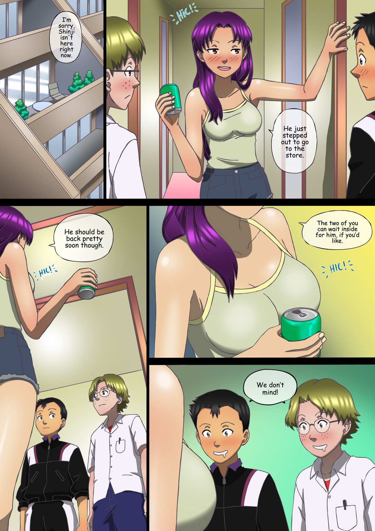 Touji & Kensuke’s Excellent Adventure page 1 full