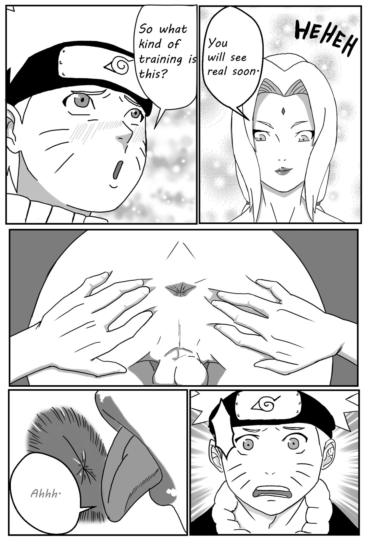 Naruto x Tsunade Comic page 11 full