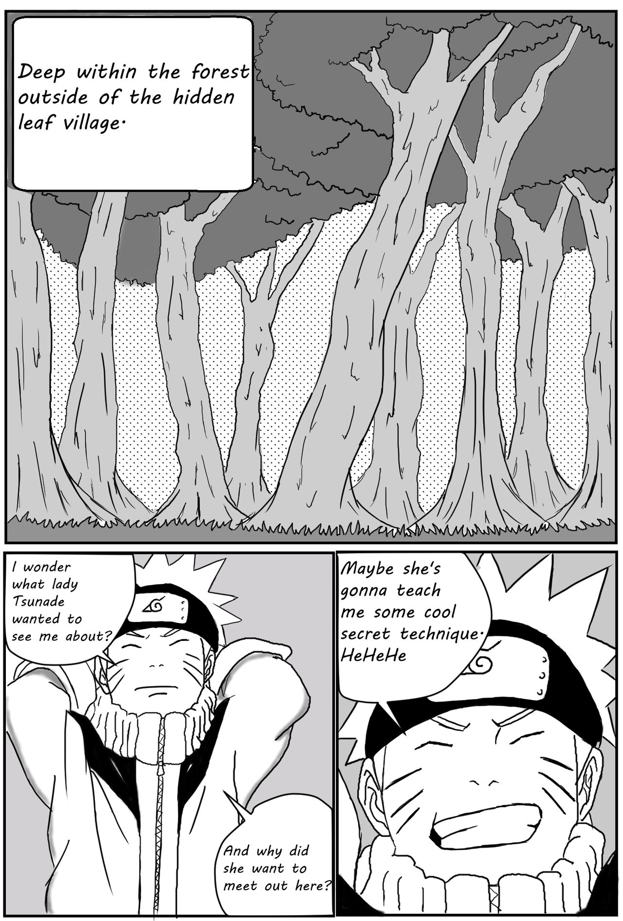Naruto x Tsunade Comic page 2 full