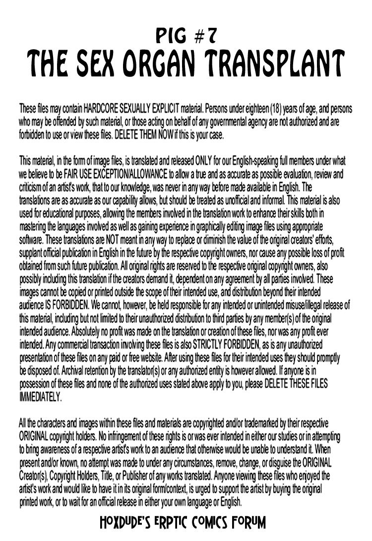 PIG #7  THE SEX ORGAN TRANSPLANT - A JKSKINSFAN TRANSLATION page 2 full