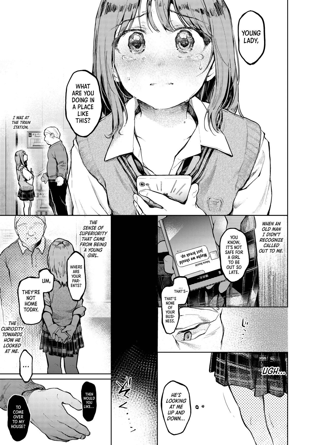 Oji-san to. ~Watanabe Marin no Baai~ | With an Old Guy. ~The Case of Watanabe Marin~  =LWB= page 2 full