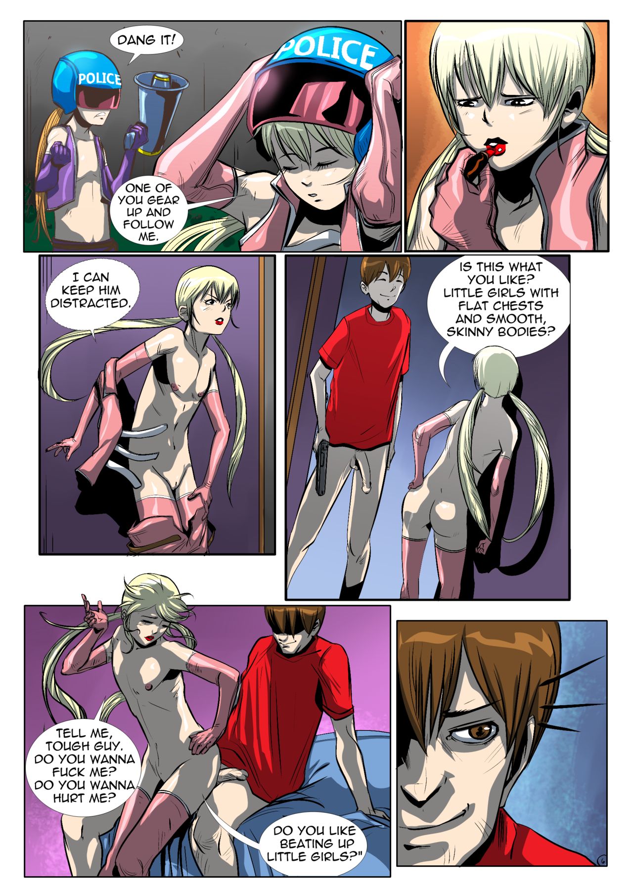 Loli Police, Part 1 - Tiger2Draw page 6 full