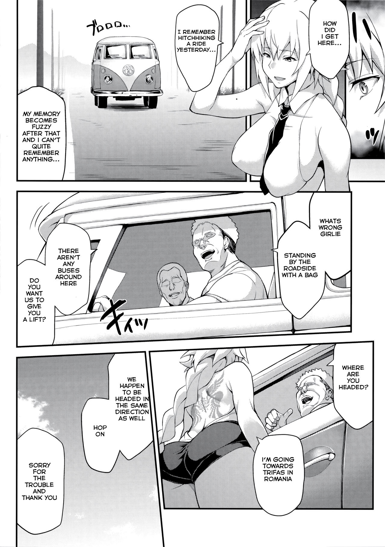 Kyousei Saimin Seijo Inwai Bitch Hike | The Saint Who Got Forcibly Hypnotised Into Bitchhiking page 6 full