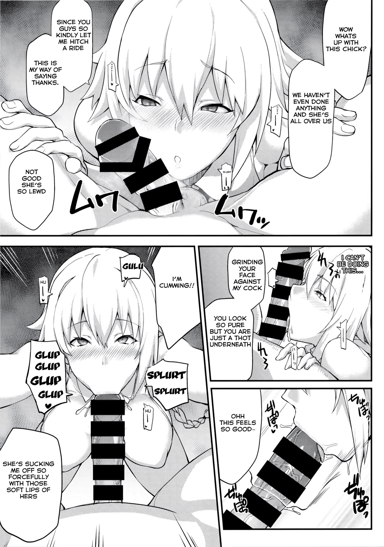 Kyousei Saimin Seijo Inwai Bitch Hike | The Saint Who Got Forcibly Hypnotised Into Bitchhiking page 7 full