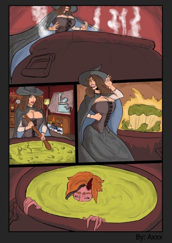 [Axxx] Halloween Witch: Futa Summon Comic cover