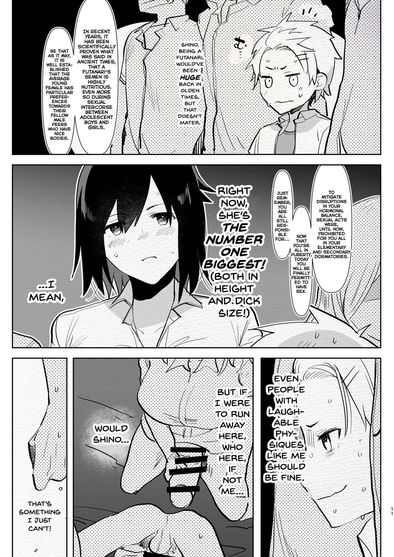 Futanari Osananajimi to Ore to Hajimete no Gyaku Anal Kagai Jugyou | Me and My Futanari Childhood Friend's First Extracurricular Lesson in Reverse Anal page 11 full