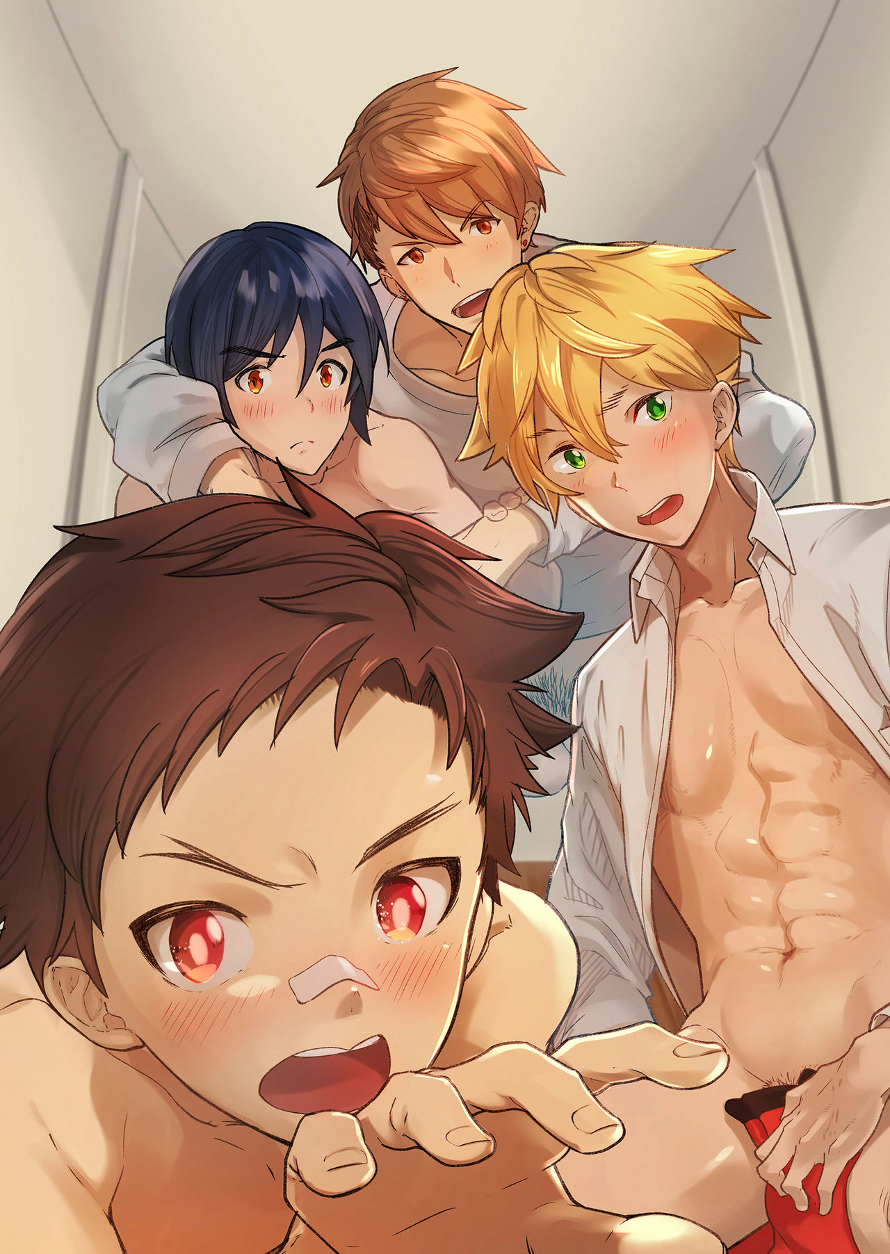 e muken 2 danshi yonin warikan ecchi page 2 full