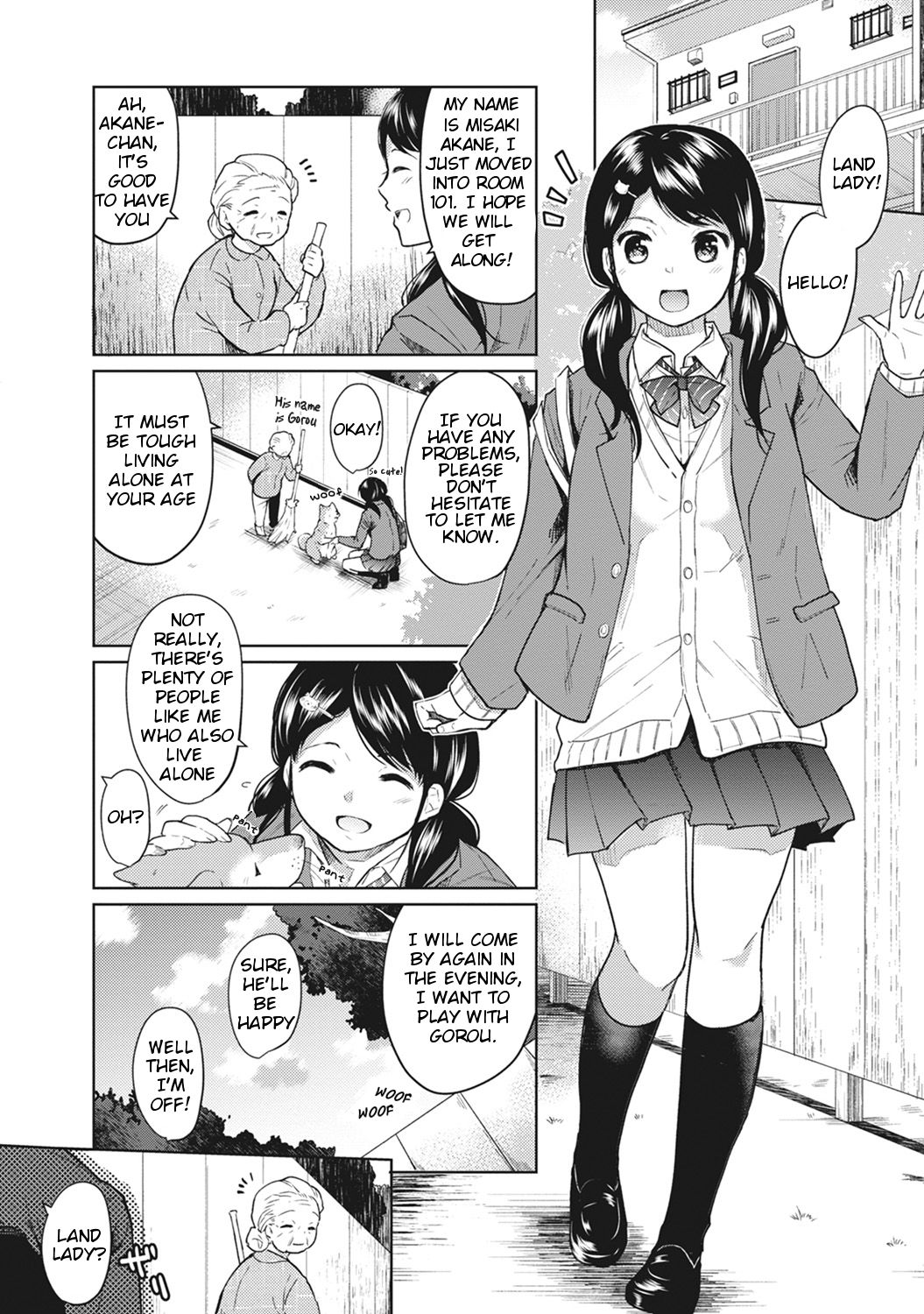 1LDK+JK Ikinari Doukyo? Micchaku!? Hatsu Ecchi!!? Ch. 1 page 2 full