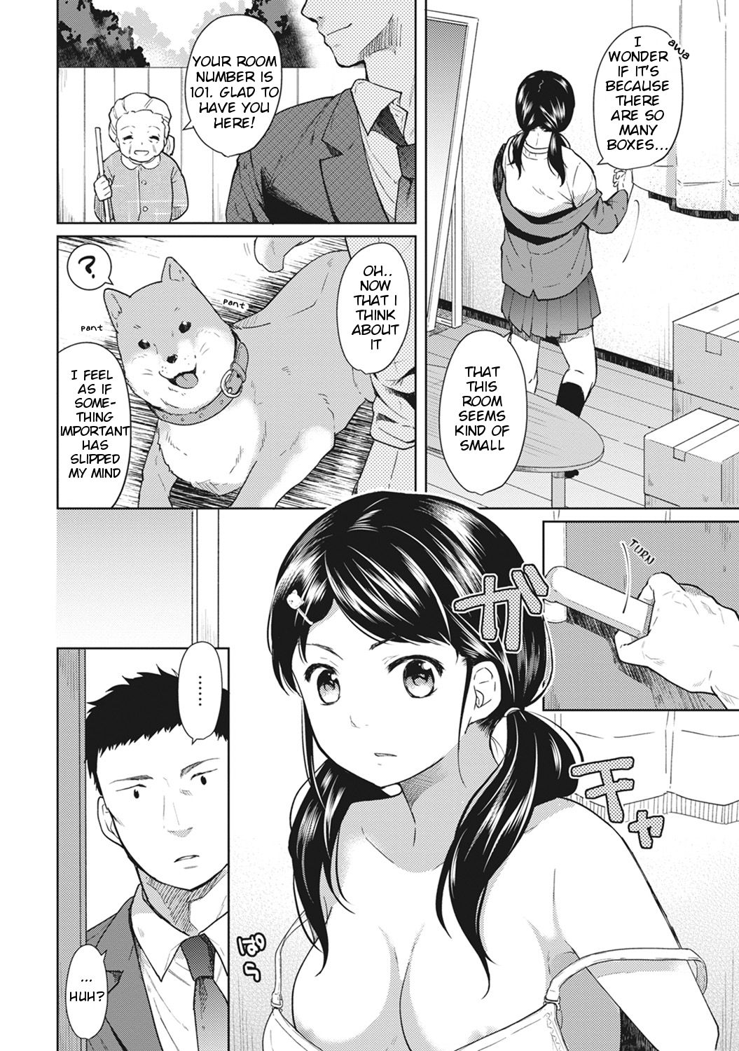1LDK+JK Ikinari Doukyo? Micchaku!? Hatsu Ecchi!!? Ch. 1 page 3 full