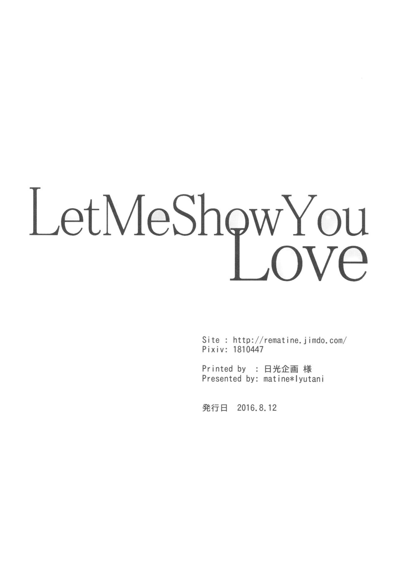 Let me show you Love page 2 full
