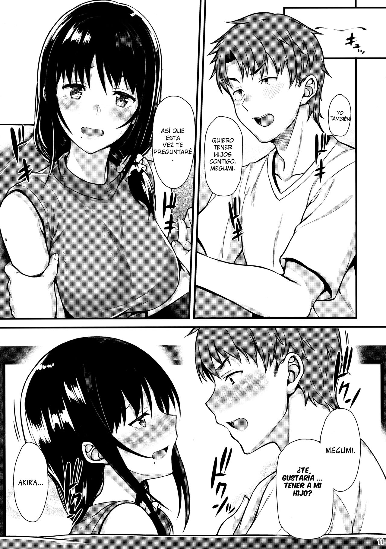 Megumi-san to Kozukuri Ecchi |  Haciendo un Bebe con Megumi page 10 full