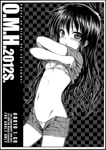 (C82) [40010 1-GO (Shimanto Shisakugata)] O.M.H.2012S. (To LOVE-Ru) [Korean] cover