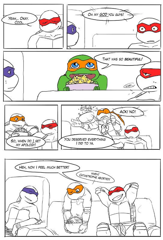 TMNT Black and Blue ch. 2 Colored by: Amateur page 11 full